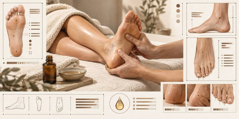Massage des pieds à l&rsquo;huile : durée, appuis et différences