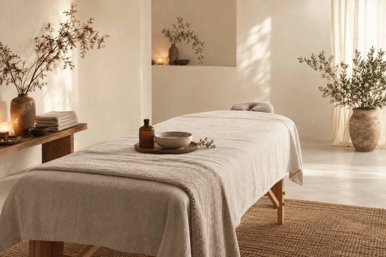 Massage sur peau sèche ou humide : ce que le support change